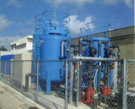 モズク貯蔵用の大規模施設